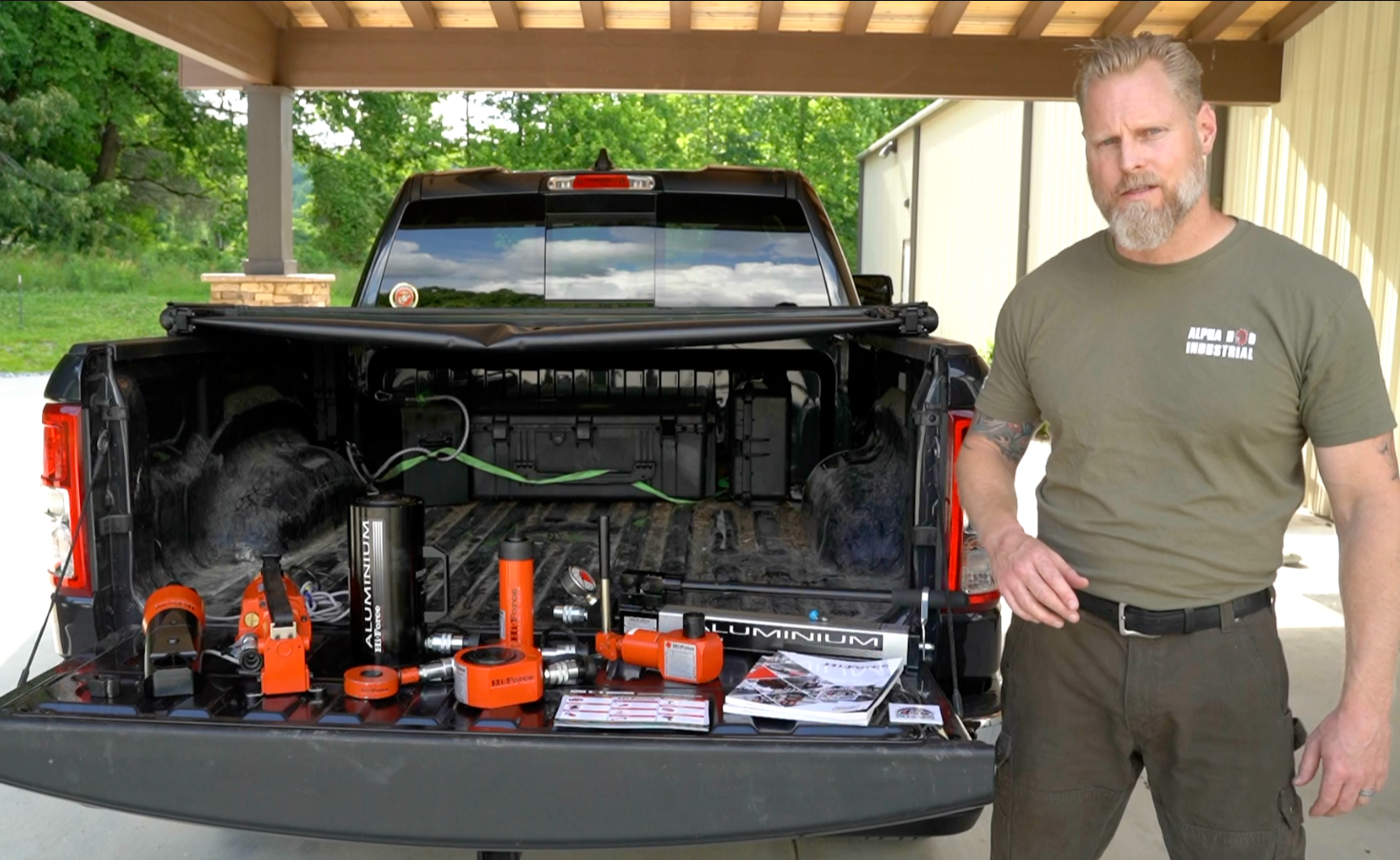Load video: Tailgate Tool Talks with Alpha Dog Industrial