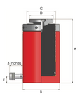 HFG - Single Acting Failsafe Lock Ring Cylinders