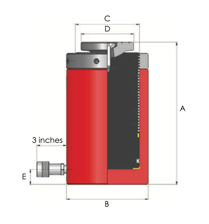 HFG - Single Acting Failsafe Lock Ring Cylinders