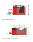 HFL - Single Acting Low Height Failsafe Lock Ring Cylinders