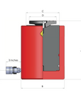 HSG - Single Acting Load Return High Tonnage Construction Cylinders
