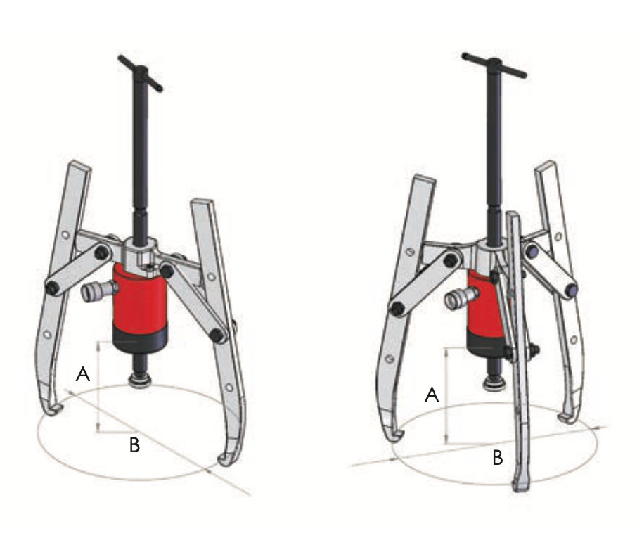 PKS Hydraulic 2 & 3 Way Puller Kits