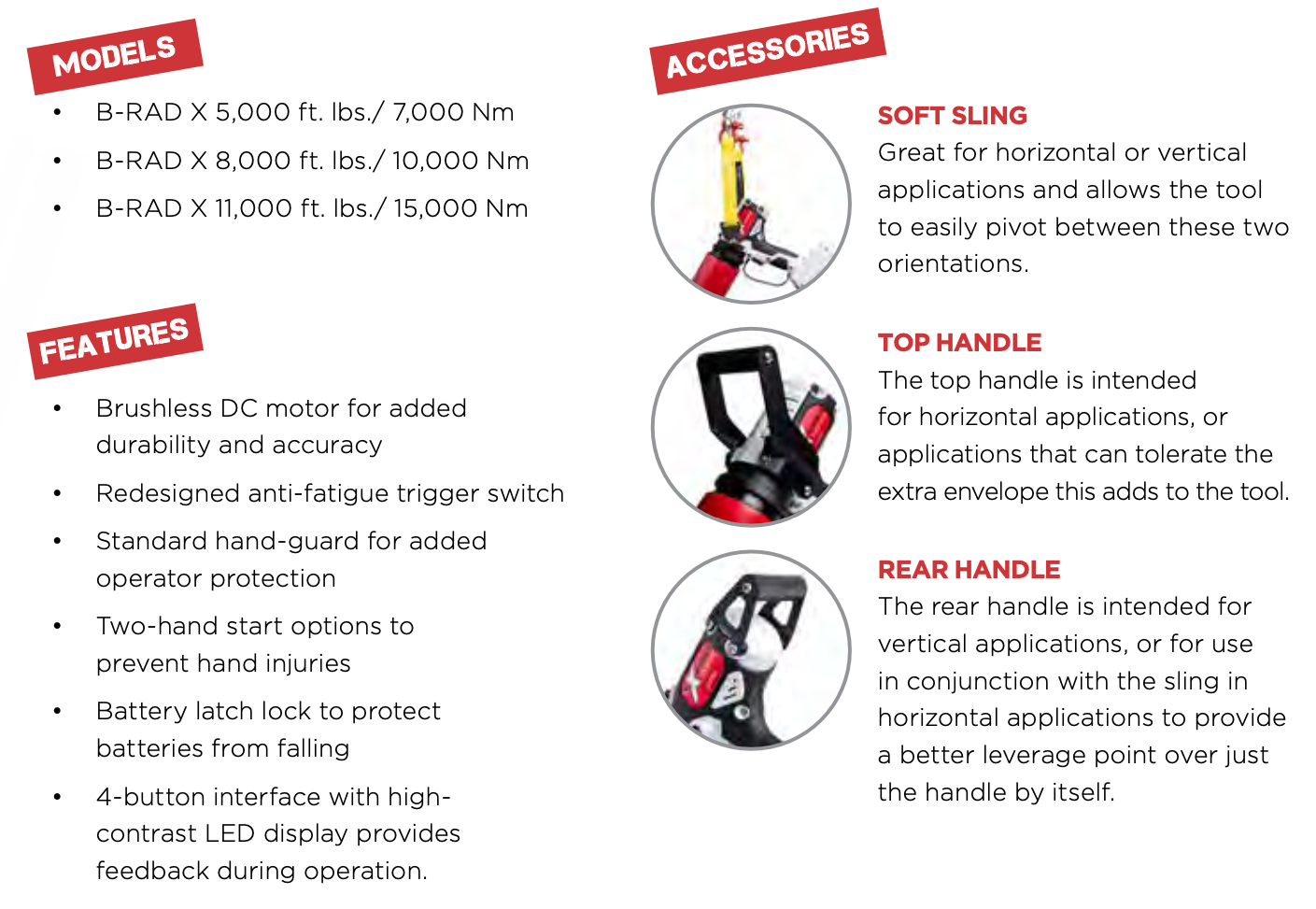 B-RAD Select XTreme - Battery Torque Wrench