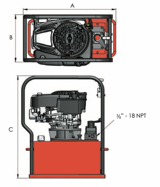 HPP - Gasoline Engine Driven Pumps - General Duty High Flow